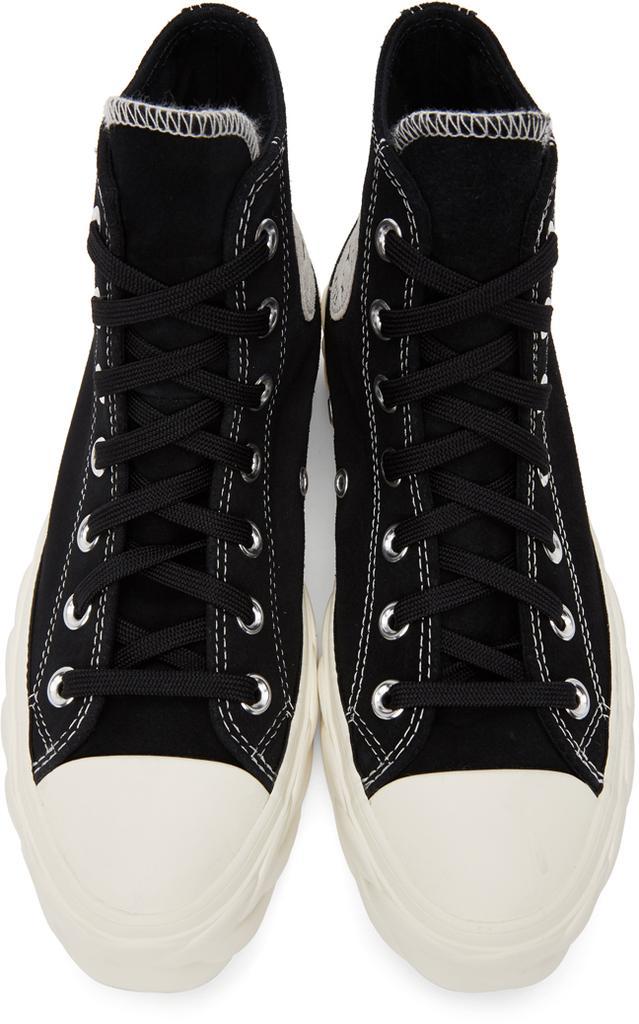 商品Converse|Black Suede Cable Chuck Lift High Sneakers,价格¥709,第7张图片详细描述