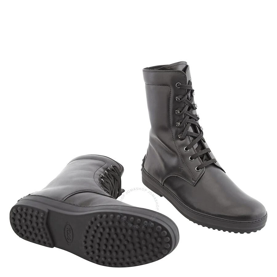 商品Tod's|Men's Black Winter Gommini Lace Up Ankle Boots,价格¥1128,第2张图片详细描述