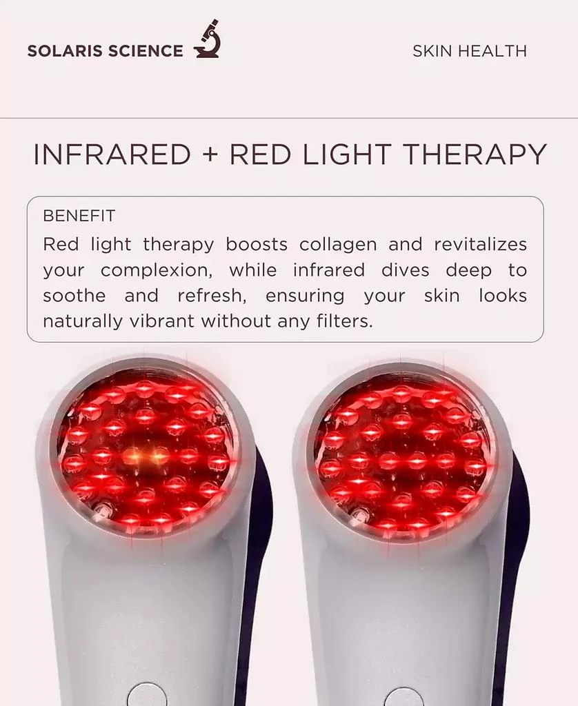 商品Solaris Laboratories NY|Infrared + Red/Blue LED Facial Tool for Healthy Skin,价格¥524,第4张图片详细描述