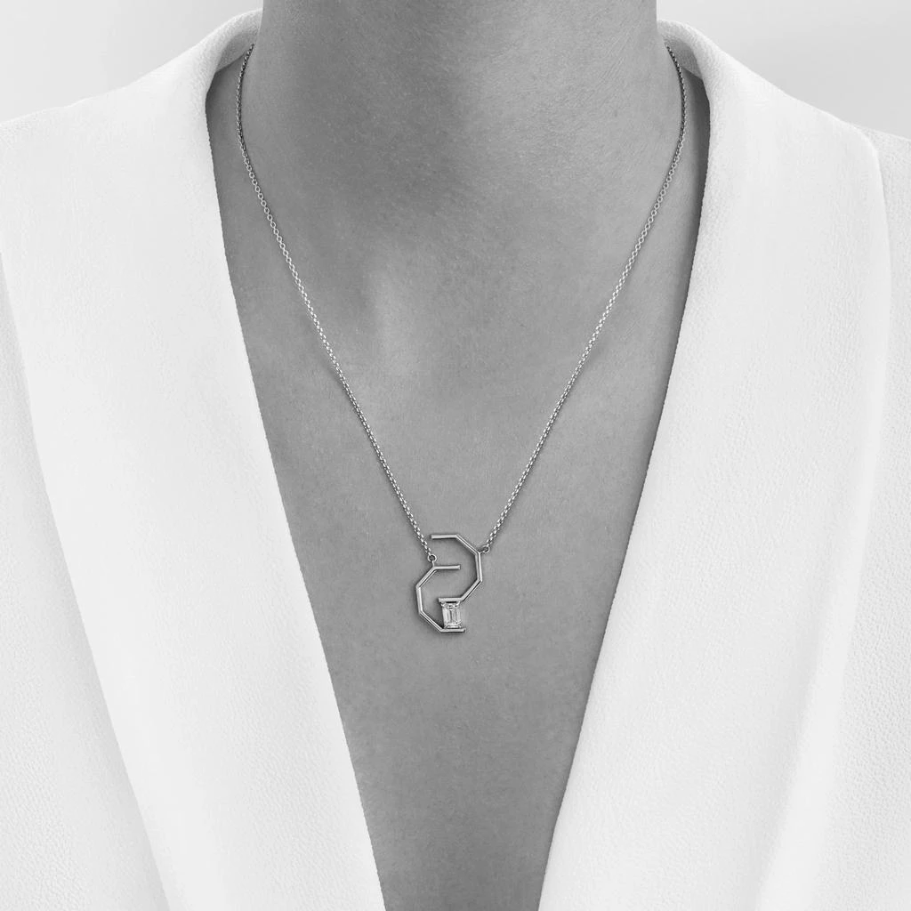 商品AME|Âme Angles 18K Yellow Gold, Lab-Grown Diamond 0.60ct. tw. Signature Pendant Necklace,价格¥16597,第2张图片详细描述
