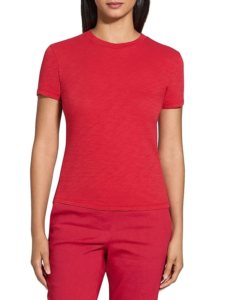 商品Theory|女士 Tiny Tee 有机棉圆领衫,价格¥224,第3张图片详细描述