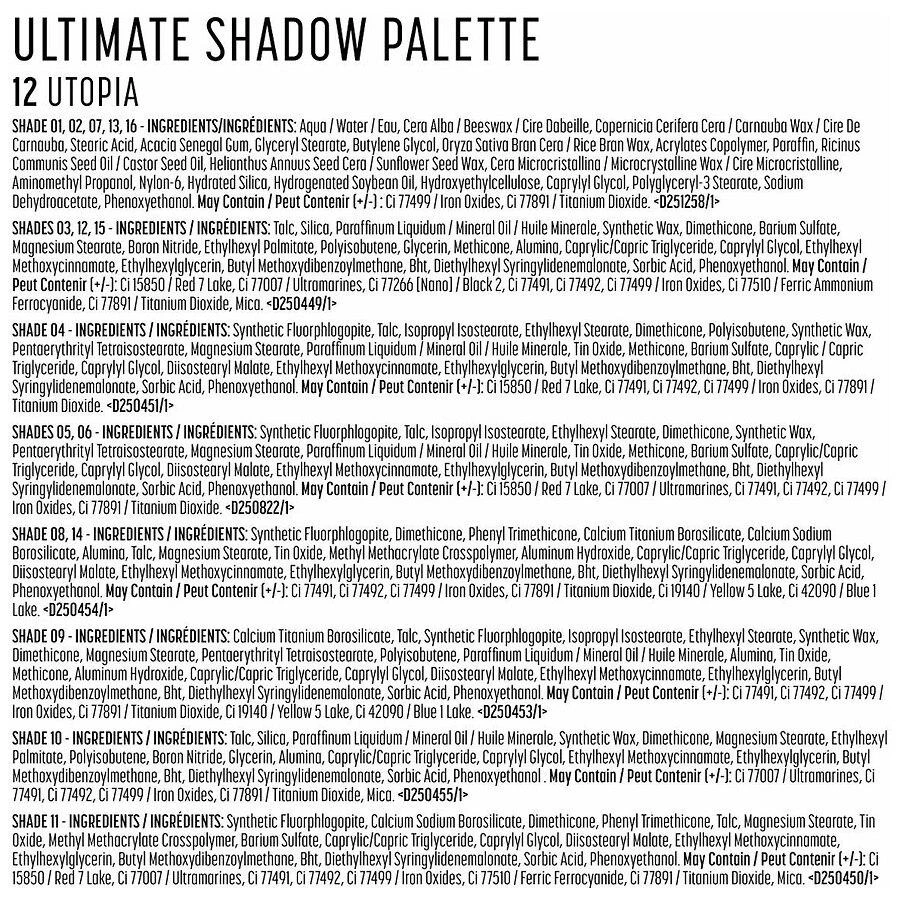 商品NYX Professional Makeup|Ultimate Shadow Palette,价格¥151,第2张图片详细描述