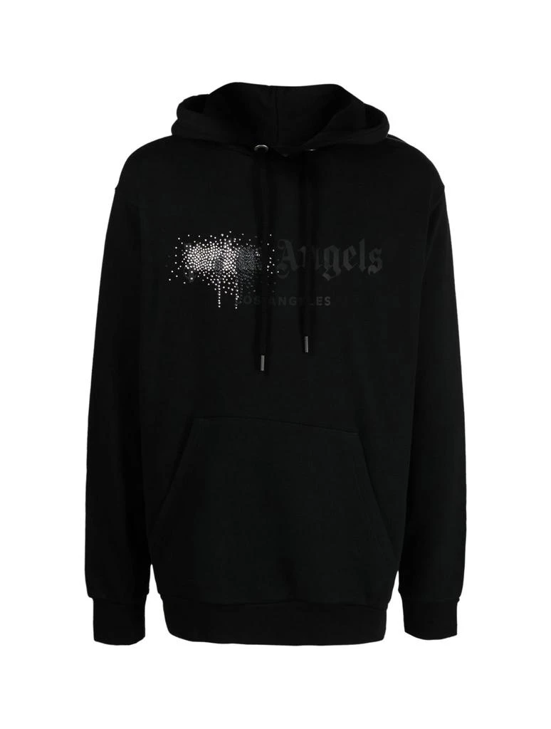 商品Palm Angels|Palm Angels Rhinestone Sprayed Hoody,价格¥3298,第1张图片