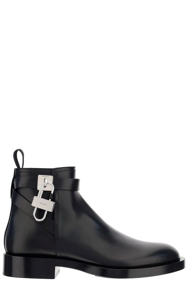 商品Givenchy|Givenchy Padlock Ankle Boots,价格¥8066,第1张图片