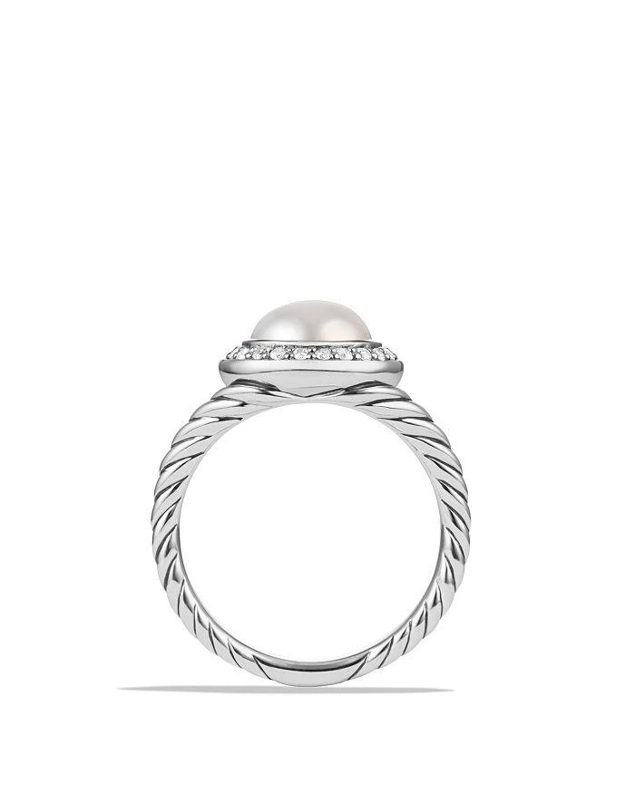 商品David Yurman|Albion Cultured Freshwater Pearl Ring with Diamonds,价格¥5793,第4张图片详细描述