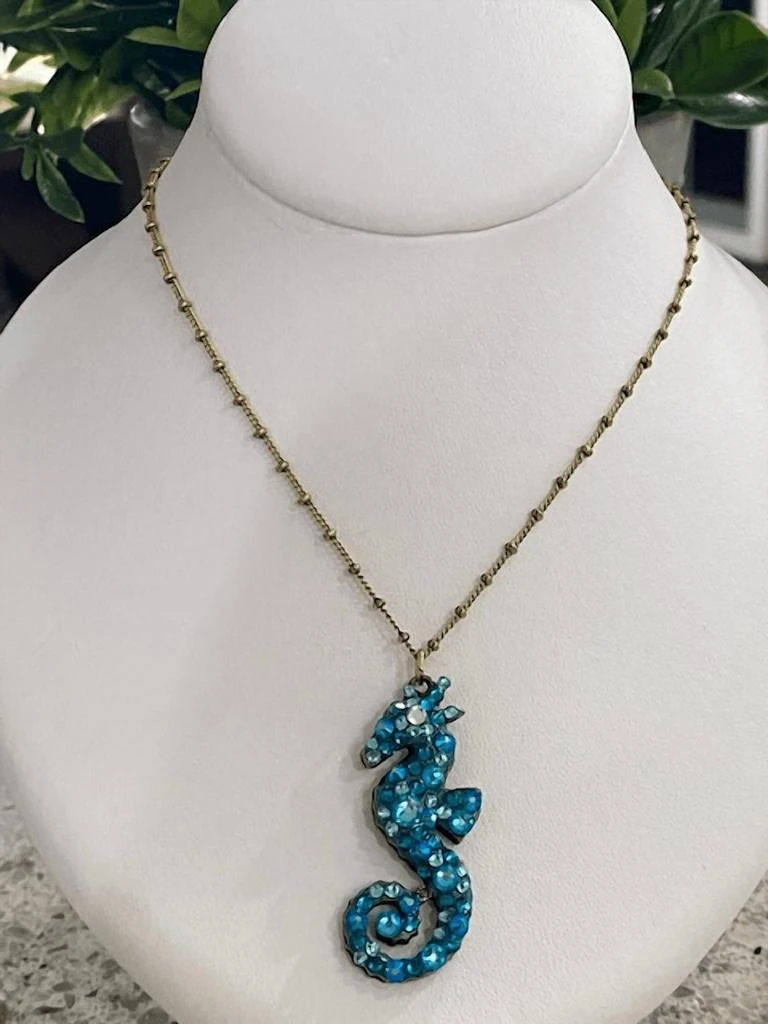 商品Anne Koplik|Anne Koplik - Women's Laguna Delite Seahorse Necklace,价格¥394,第1张图片