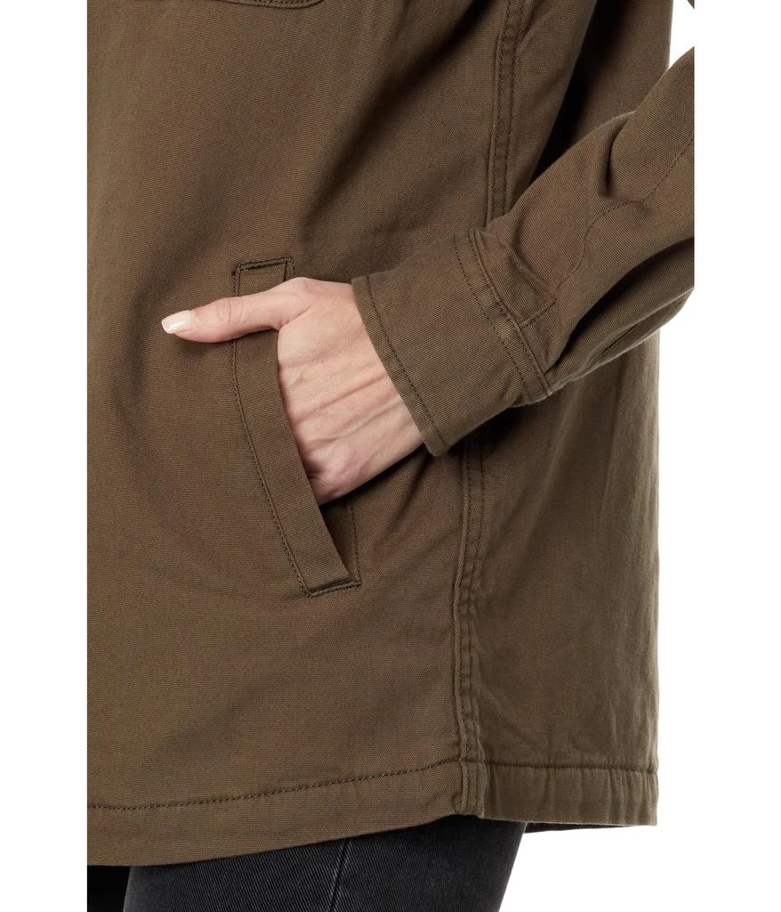 商品Carhartt|Rugged Flex® Loose Fit Canvas Fleece-Lined Shirt Jacket,价格¥392,第3张图片详细描述