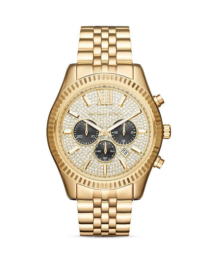 商品Michael Kors|Lexington Watch, 44mm,价格¥2802,第1张图片