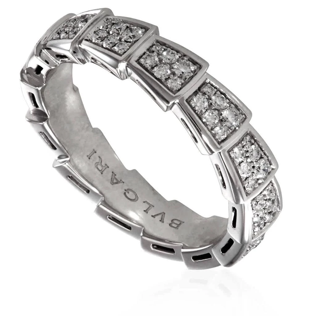 商品BVLGARI|Serpenti Viper Ring in 18 kt White Gold,价格¥29794,第1张图片