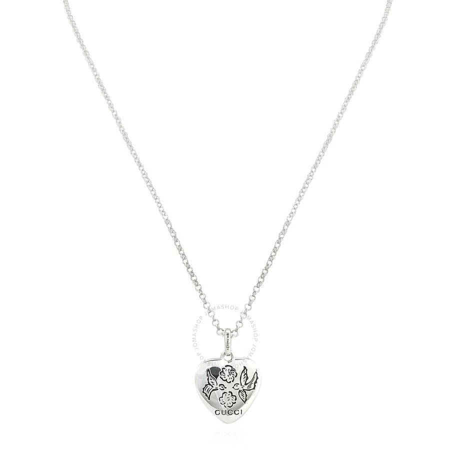 商品Gucci|"Blind For Love" necklace in silver,价格¥1781,第3张图片详细描述