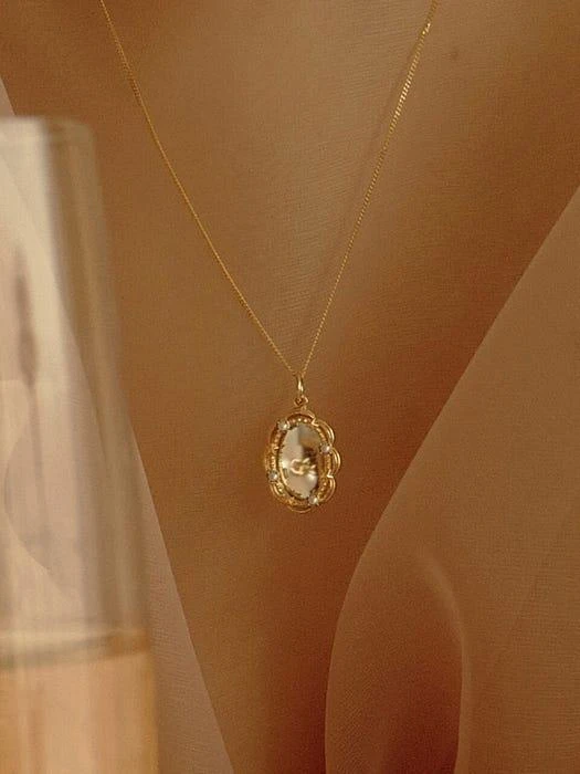 商品FLOWOOM|Starry Mirror Necklace,价格¥1420,第1张图片