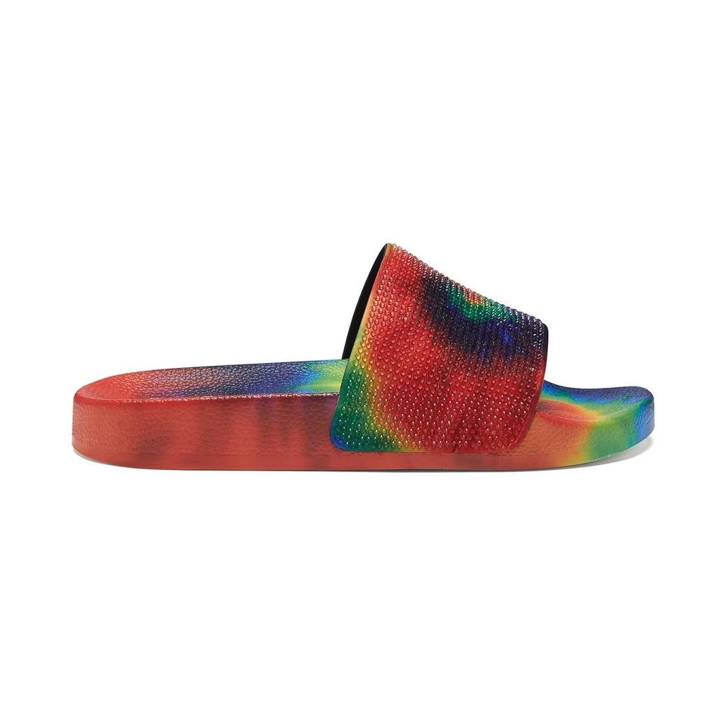 商品INC International|Peymin 53 Womens Tie-Dye Slip On Slide Sandals,价格¥118,第1张图片详细描述