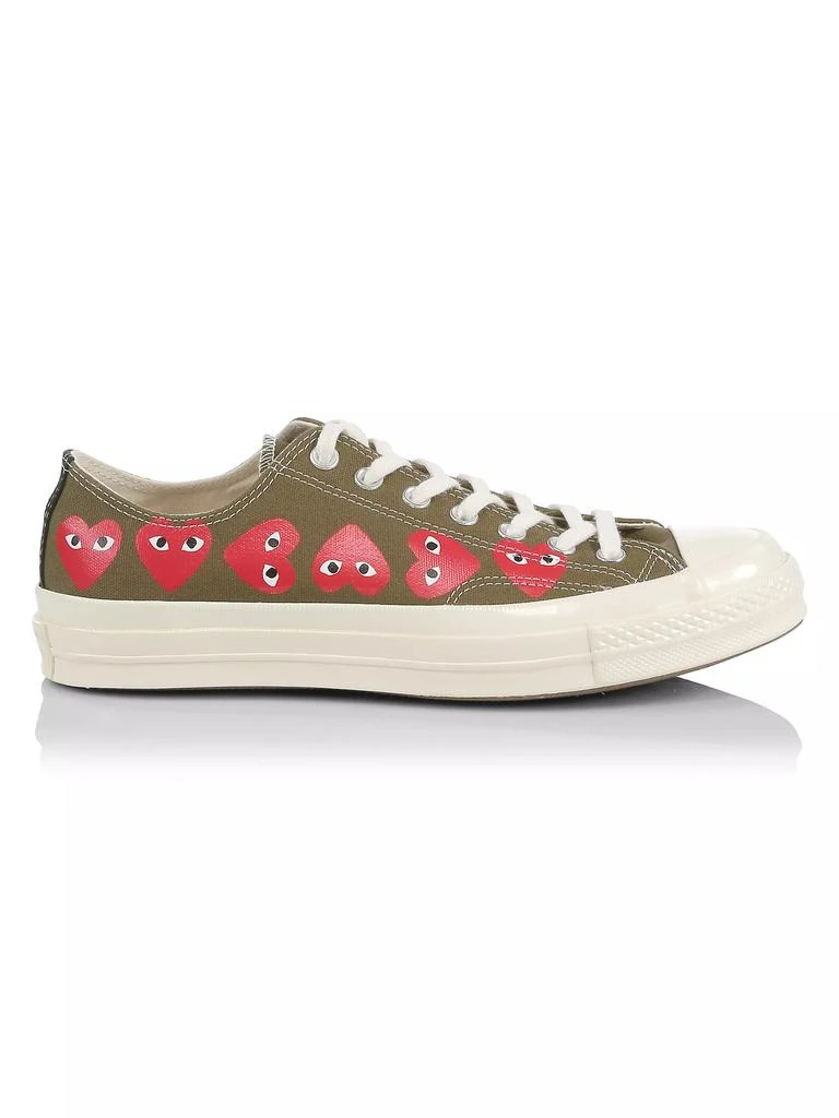 商品Comme des Garcons|CdG PLAY x Converse Unisex Chuck Taylor All Star Multi Heart Low-Top Sneakers,价格¥1117,第1张图片