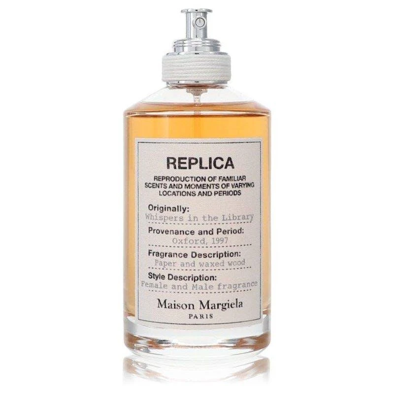 商品MAISON MARGIELA|Replica Whispers in the Library by Maison Margiela Eau De Toilette Spray (Tester) 3.4 oz LB,价格¥2142,第1张图片