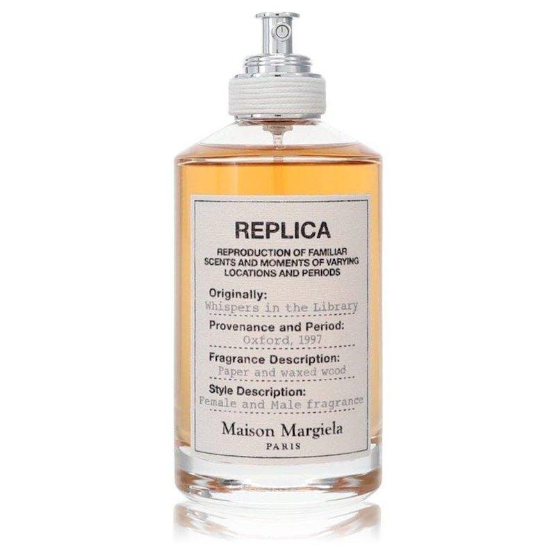 商品MAISON MARGIELA|Replica Whispers in the Library by Maison Margiela Eau De Toilette Spray (Tester) 3.4 oz LB,价格¥2116,第1张图片