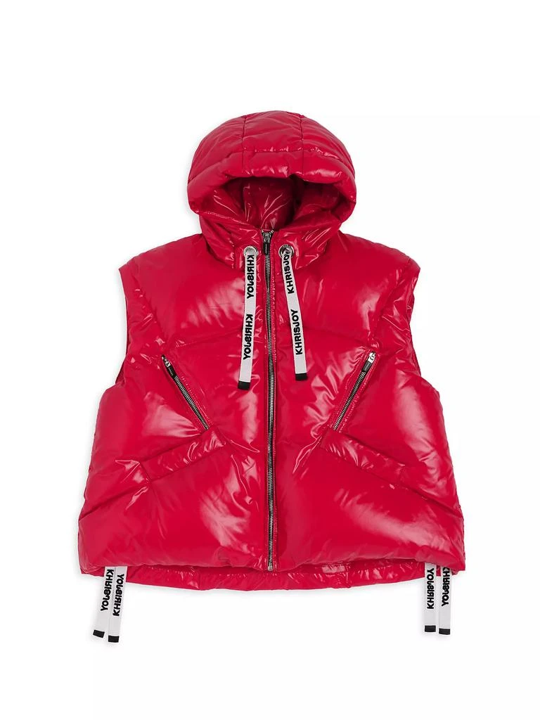 商品Khrisjoy|Boy's Puffer Shiny Vest,价格¥1873,第1张图片