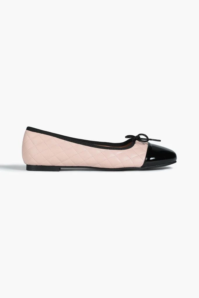 商品French Sole|Amelie quilted two-tone leather ballet flats,价格¥813,第1张图片