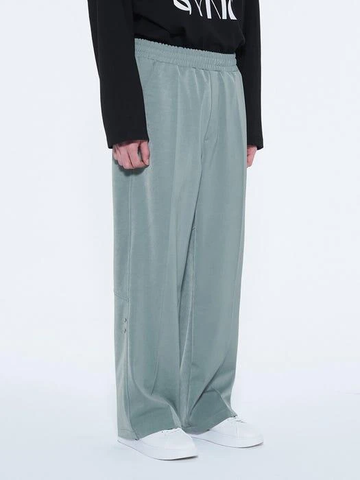 商品SYNC|Flowy Pull-On Trousers Sax Blue,价格¥503,第1张图片