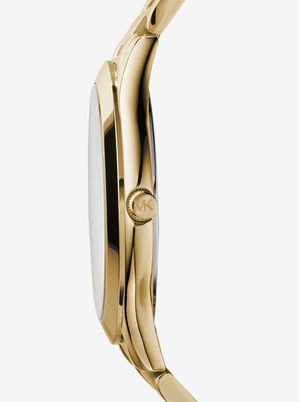 商品Michael Kors|Slim Runway Gold-Tone Stainless Steel Watch,价格¥1500,第2张图片详细描述