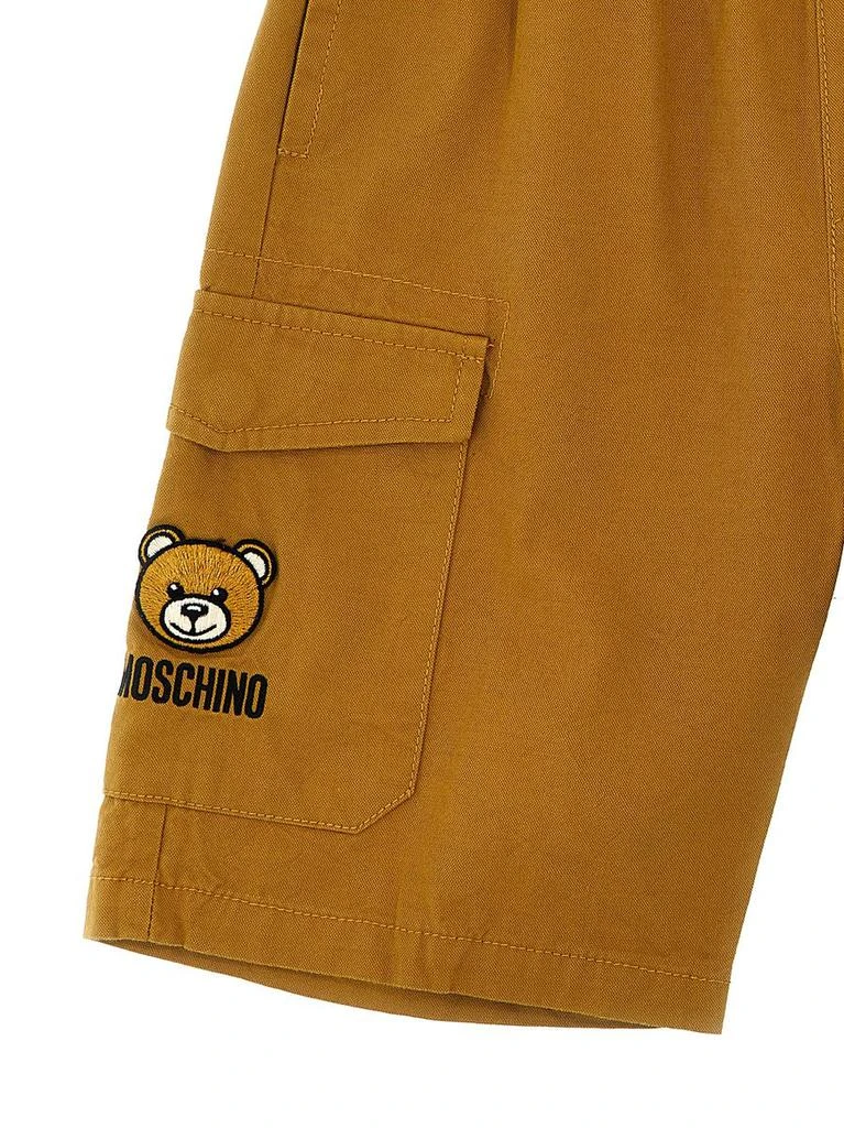 商品Moschino|Moschino Kids Logo Embroidery Bermuda Shorts,价格¥915,第3张图片详细描述