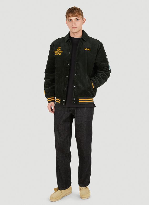 Letterman Jacket in Black商品第2张图片规格展示