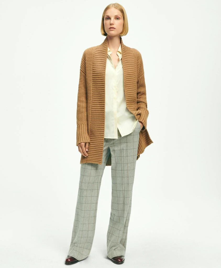 商品Brooks Brothers|Camel Hair Open Front Cardigan,价格¥2815,第5张图片详细描述