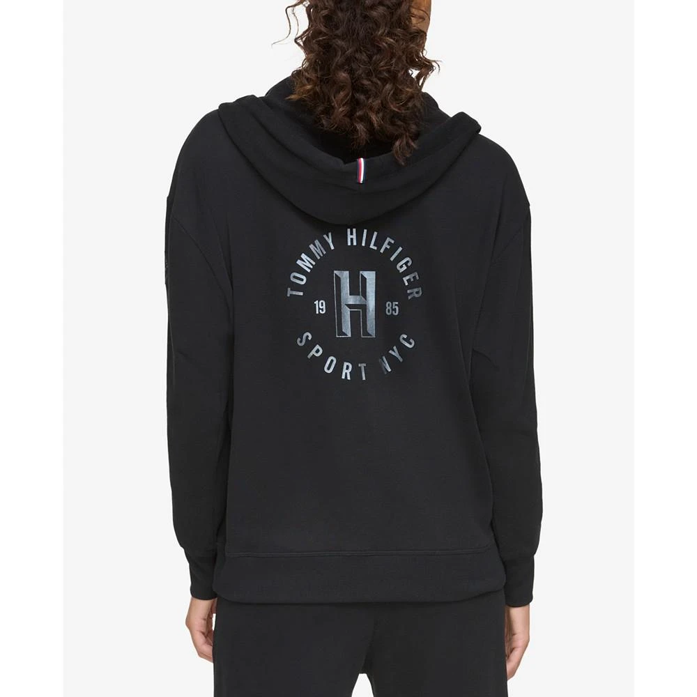 商品Tommy Hilfiger|Women's Zip-Front Logo Hoodie,价格¥513,第2张图片详细描述