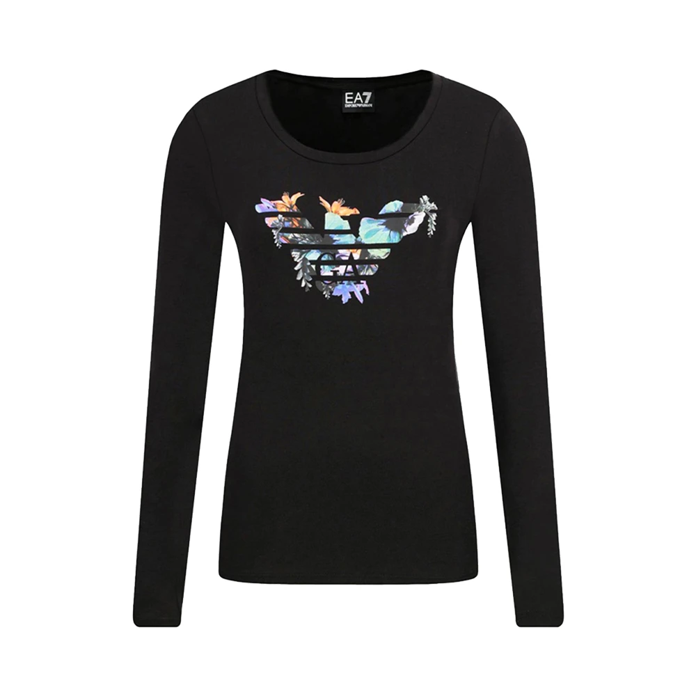 EMPORIO ARMANI 黑色女士T恤 6GTT20-J12Z-1200 商品