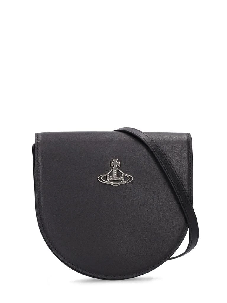 商品Vivienne Westwood|Saddle Smooth Leather Shoulder Bag,价格¥2009,第1张图片