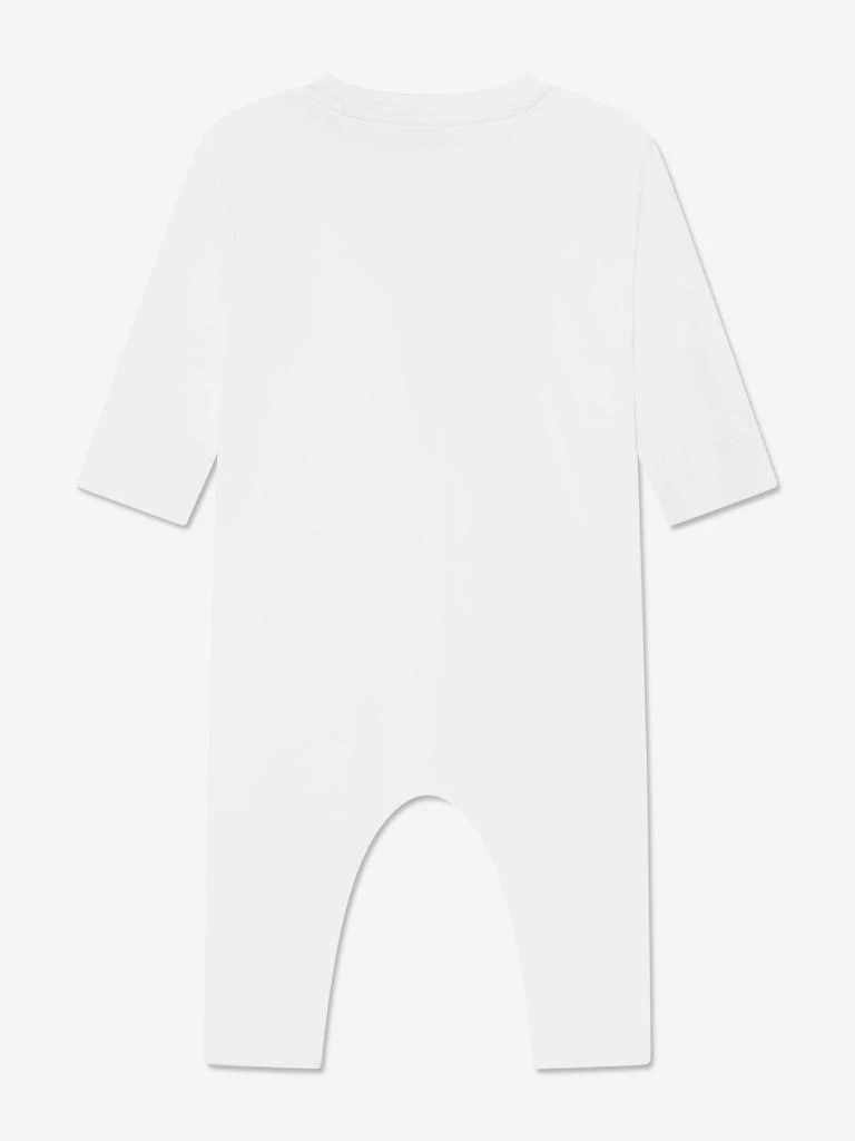 商品Burberry|Baby Azari Long Sleeve Romper In White,价格¥1613,第2张图片详细描述