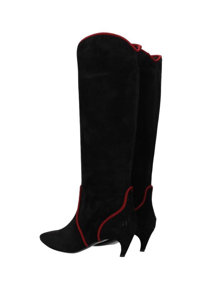 商品Roger Vivier|Boots Suede Black,价格¥4825,第6张图片详细描述