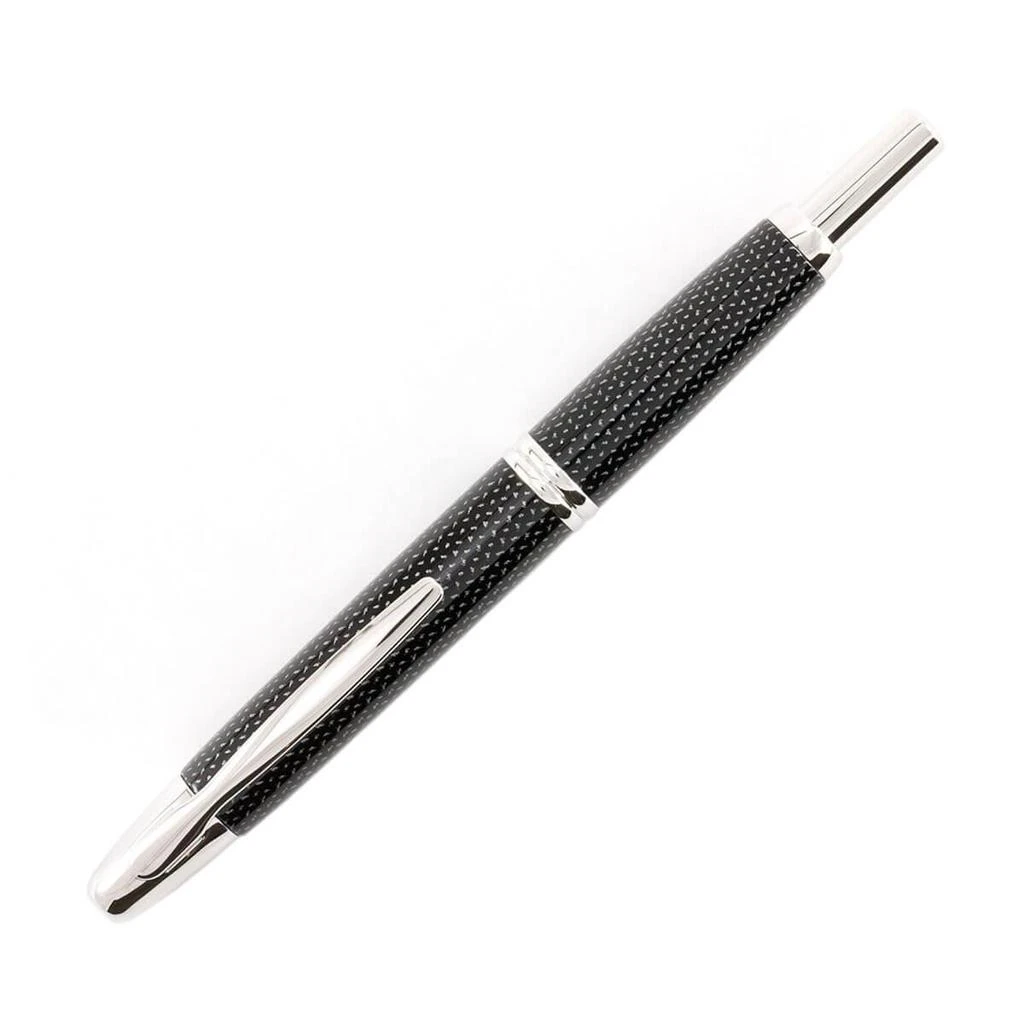 商品Pilot|Pilot Fountain Pen - Vanishing Point Retractable Nib, Black Carbonesque,价格¥1250,第4张图片详细描述