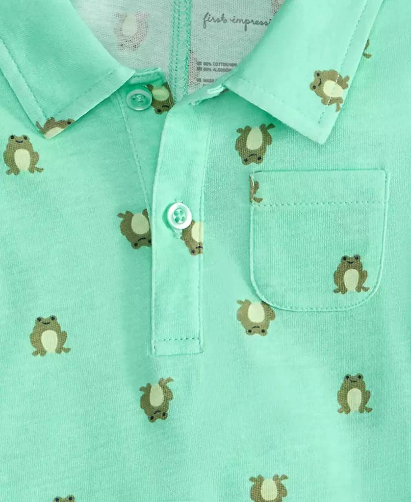 商品First Impressions|Baby Boys Jump Frog-Print Sunsuit, Created for Macy's,价格¥75,第3张图片详细描述