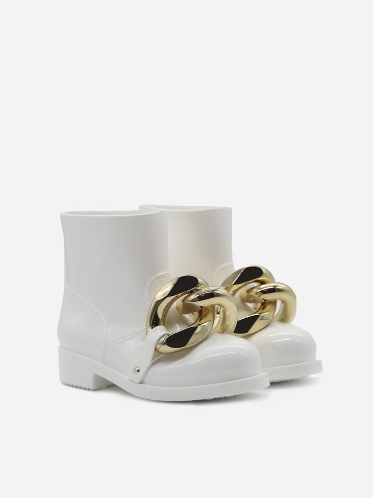 商品JW Anderson|J.W. Anderson Rubber Chain Ankle Boots With Chain Detail,价格¥2441,第4张图片详细描述