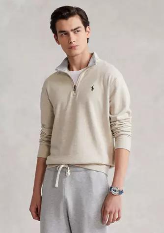 商品Ralph Lauren|男士1/4 拉链套头衫针织衫,价格¥914,第3张图片详细描述