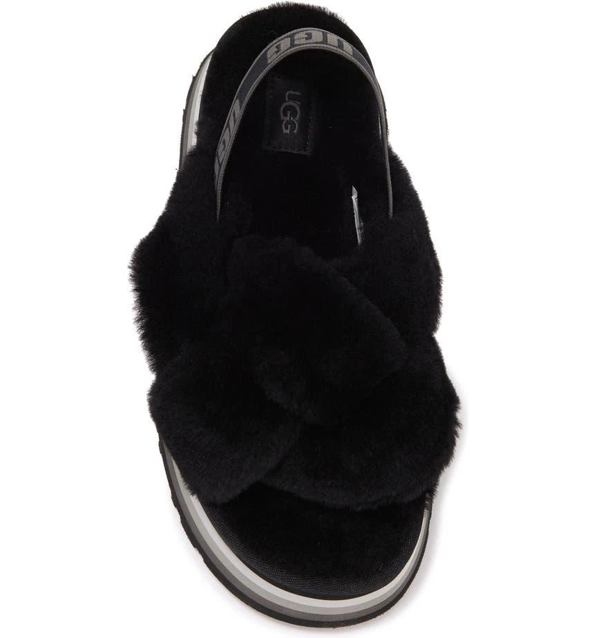 商品UGG|Disco Knot Genuine Shearling Slide,价格¥450,第5张图片详细描述