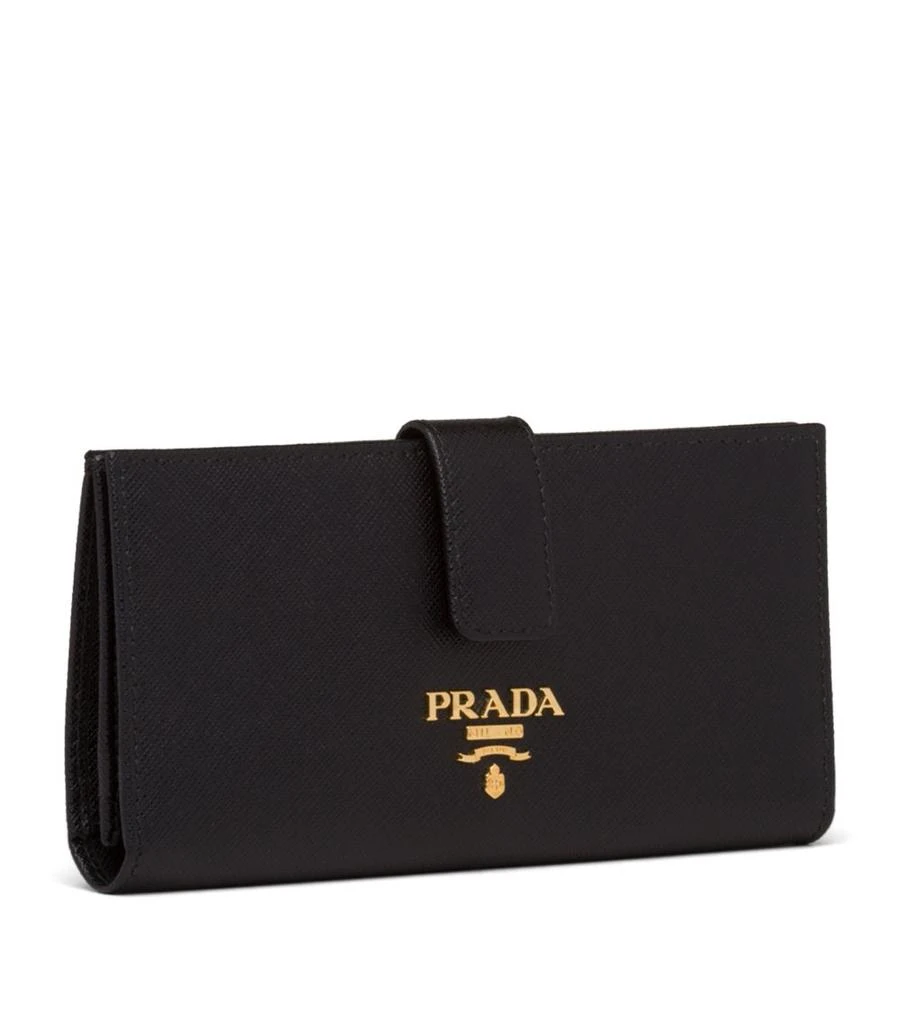 商品Prada|Large Saffiano Leather Bifold Wallet,价格¥6629,第3张图片详细描述