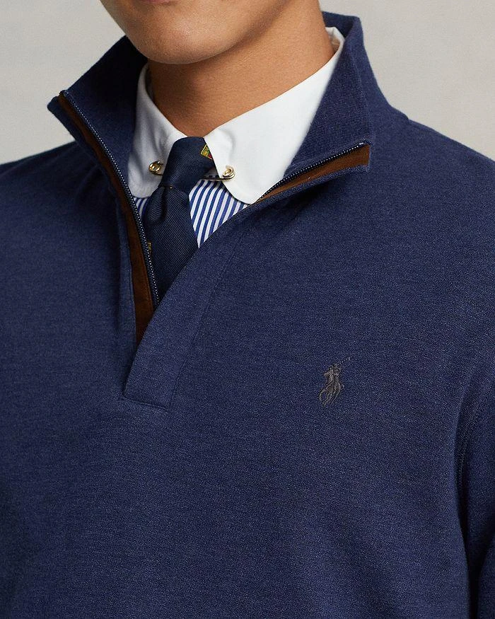 商品Ralph Lauren|男士 奢华平纹针织 半拉链套头衫,价格¥356,第4张图片详细描述