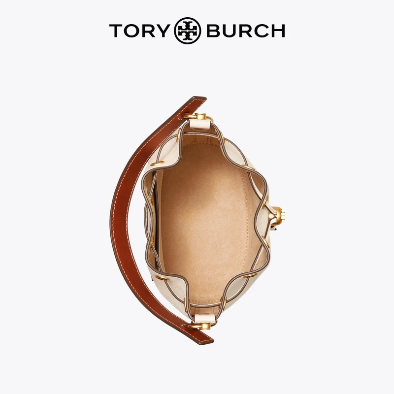 【香港直邮】TORY BURCH汤丽柏琦 T MONOGRAM中号冲孔水桶包80768 商品