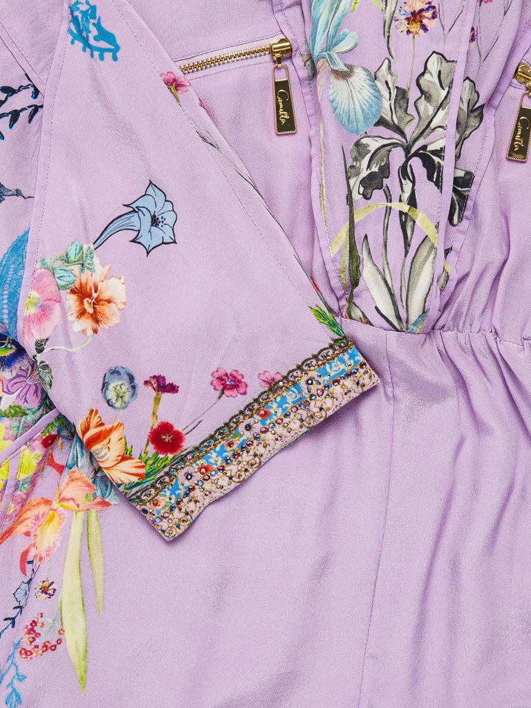 商品Camilla|Floral Print Belted Silk Jumpsuit,价格¥2695,第5张图片详细描述