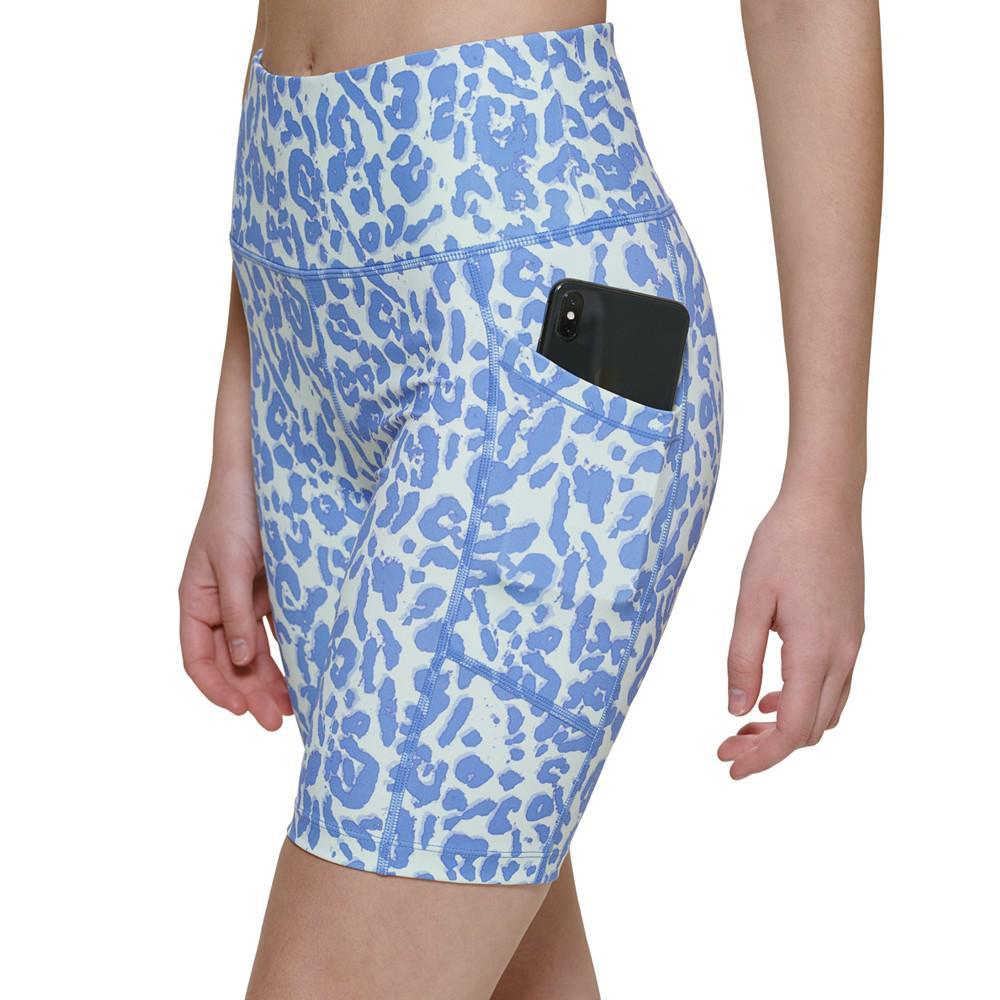 商品Calvin Klein|Women's Printed High-Waist Bike Shorts,价格¥222,第5张图片详细描述