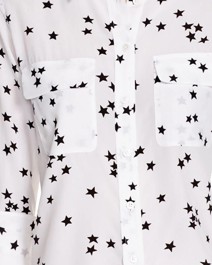 Slim Signature Silk Shirt 商品