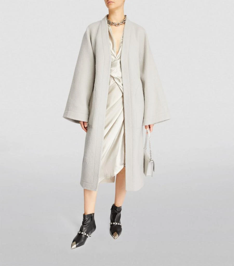 商品Rick Owens|Wool-Blend Dagger Coat,价格¥12086,第2张图片详细描述