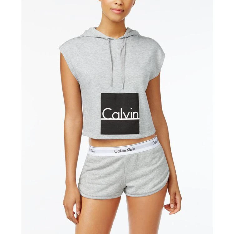 商品Calvin Klein|Sleeveless Graphic Hoodie QS5651,价格¥107,第1张图片