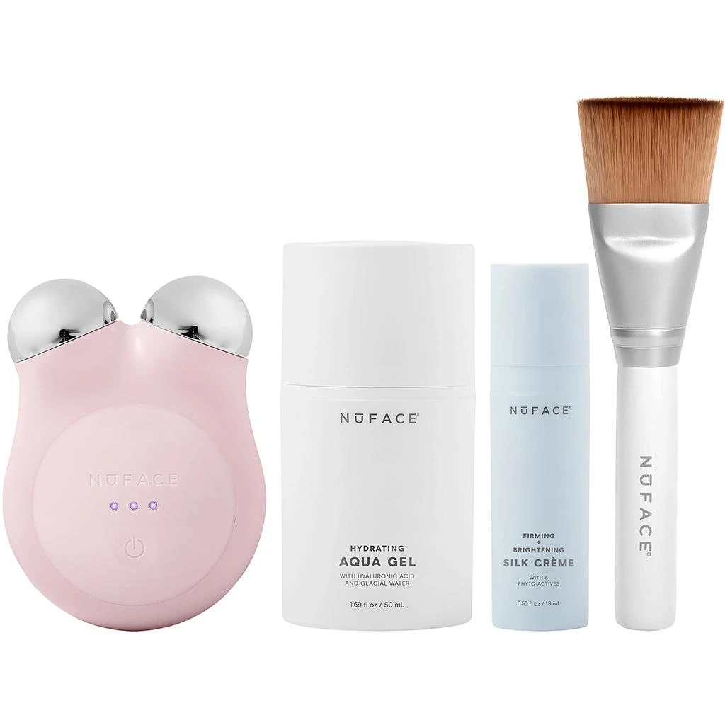 商品Hongmall|HONGMALL NuFACE Mini+ Facial Toning Starter Kit - Sandy Rose,价格¥1851,第1张图片