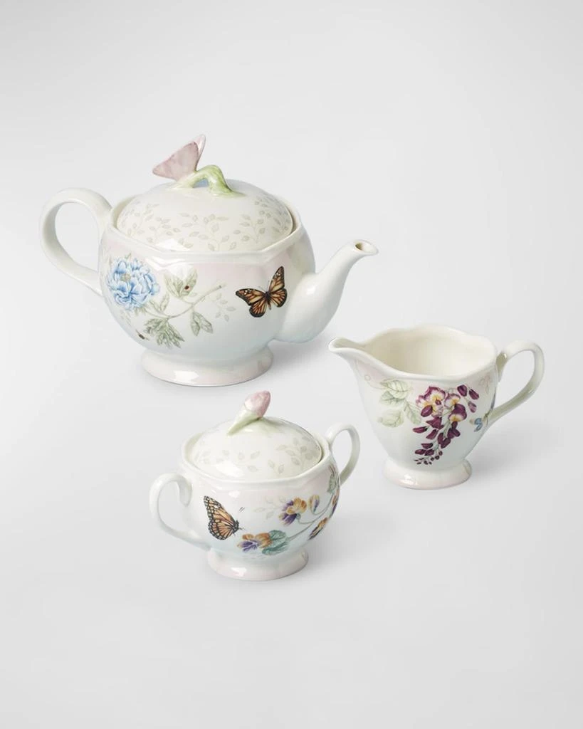 商品Lenox|Pink Ombre Butterfly Meadow 3-Piece Tea Set,价格¥1102,第3张图片详细描述