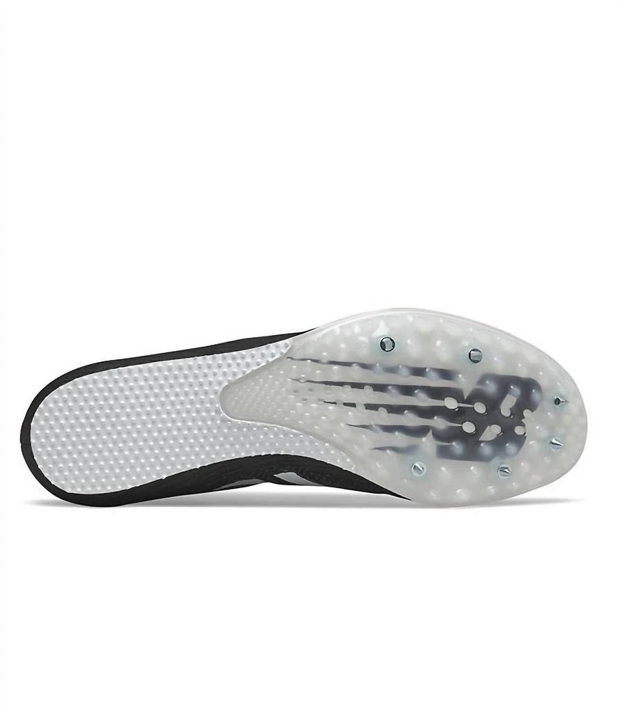 商品New Balance|Men's Mid-Dist Spikes V7 Spike Shoes In Black/white,价格¥759,第4张图片详细描述