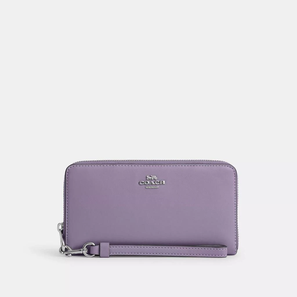 商品Coach|Long Zip Around Wallet,价格¥877,第1张图片