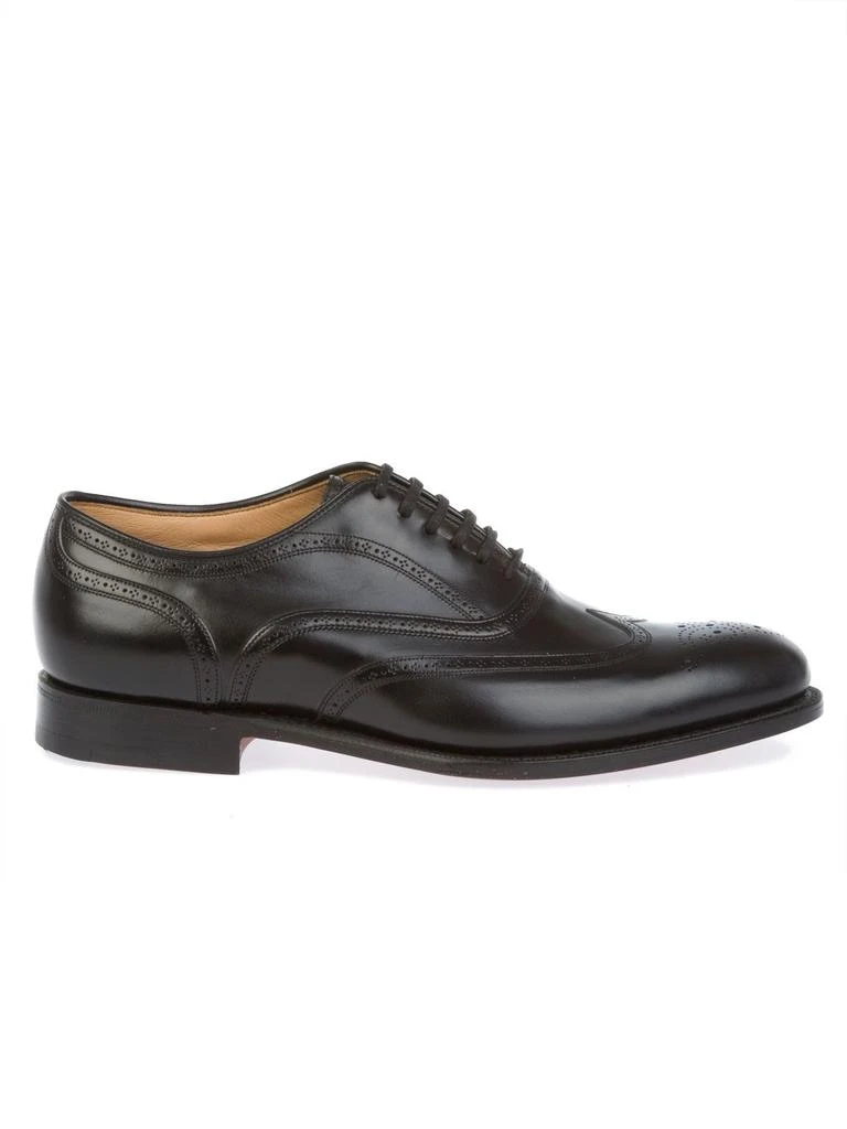 商品Church's|Church's men's black leather lace up shoes,价格¥4566,第1张图片