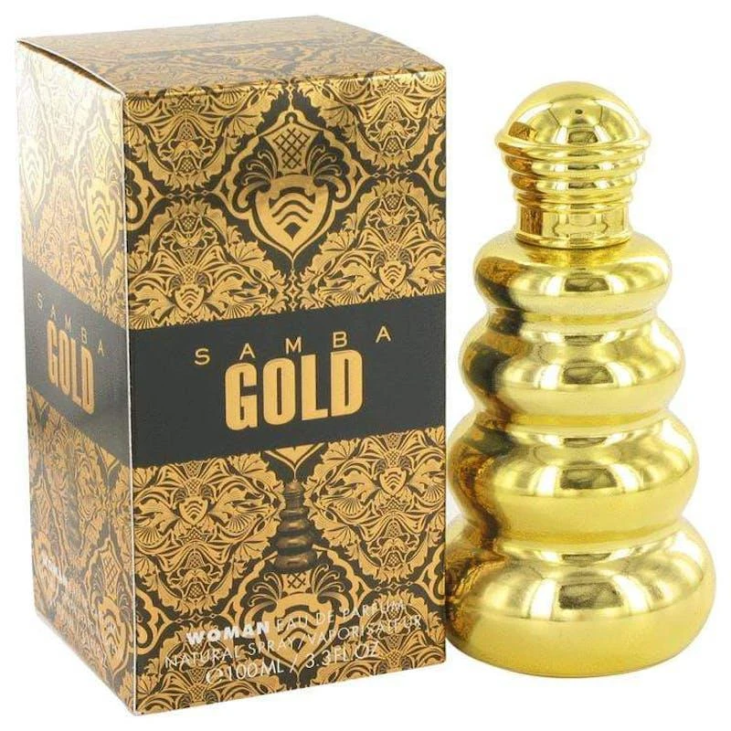 商品Perfumers Workshop|Samba Gold by Perfumers Workshop Eau De Parfum Spray 3.3 oz (Women),价格¥165,第1张图片